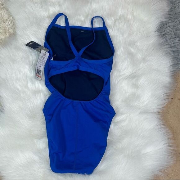 Speedo Endurance+ Blue Swimsuit - Picture 4 of 9